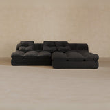 Left Chaise 01-Boucle-Charcoal