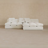 Left Chaise 01-Boucle-Ivory