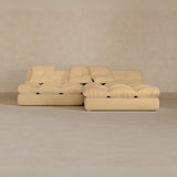 Left Chaise 01-Full Grain Leather-Fawn