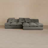 Left Chaise 01-Linen Blend-Graphite
