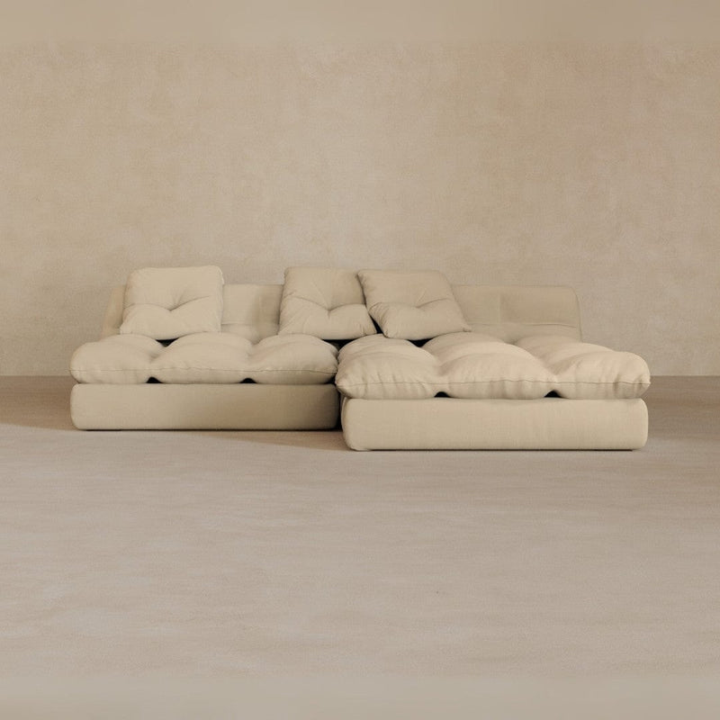 Left Chaise 01-Linen Blend-Linen