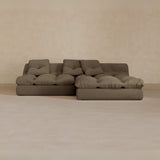 Left Chaise 01-Linen Blend-Stone