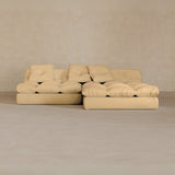 Left Chaise 01-Top Grain Leather-Fawn