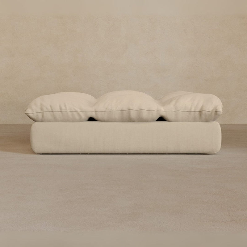 Ottoman-Full Grain Leather-Alabaster