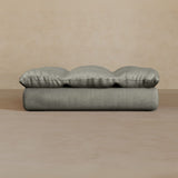 Ottoman-Top Grain Leather-Greige