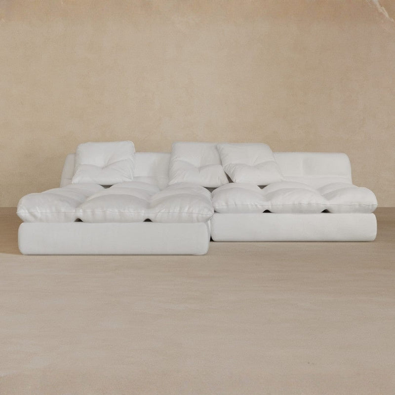 Right Chaise 01-Full Grain Leather-Ivory