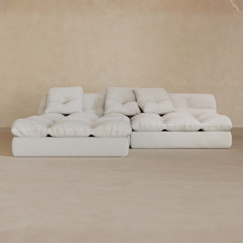 Right Chaise 01-Linen Blend-Ivory