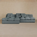 Right Chaise 01-Linen Blend-Pewter
