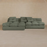Right Chaise 01-Linen Blend-Sage