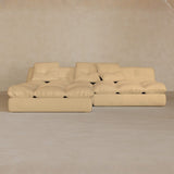 Right Chaise 01-Top Grain Leather-Fawn