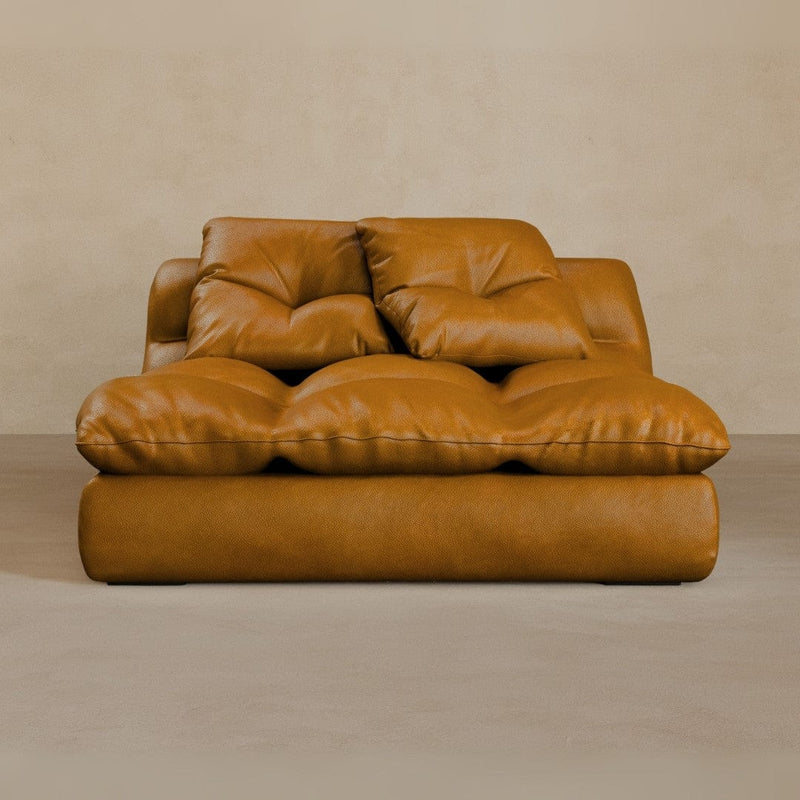 Single-Full Grain Leather-Camel