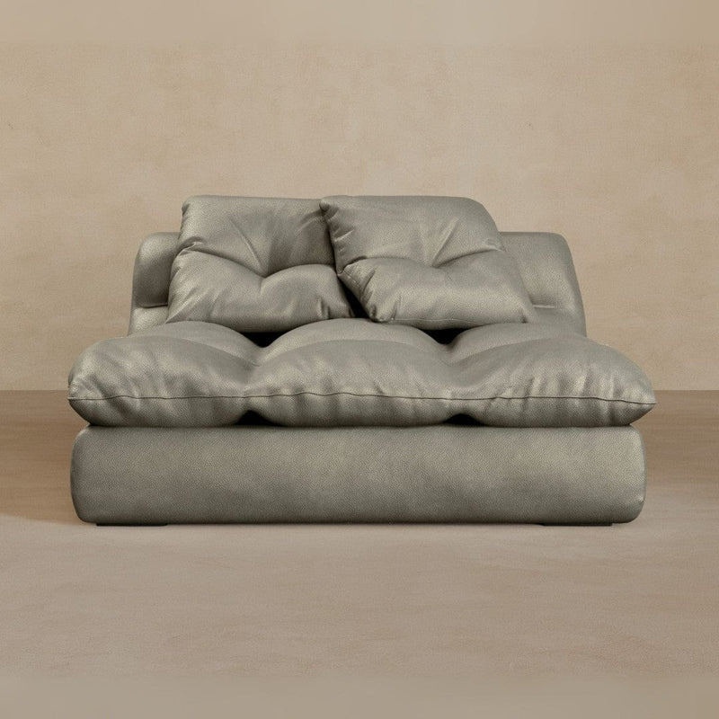 Single-Full Grain Leather-Greige