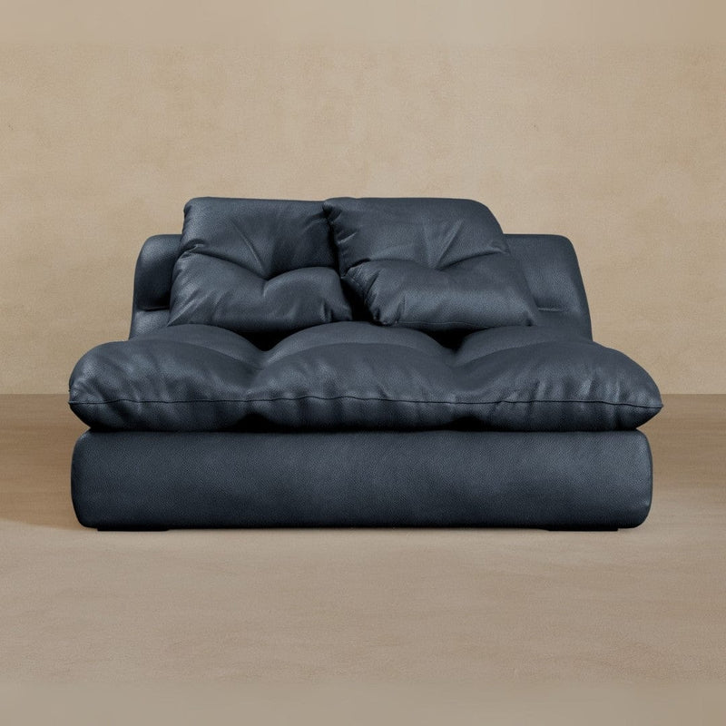 Single-Full Grain Leather-Navy