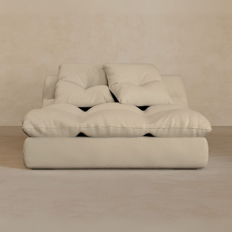 Single-Top Grain Leather-Linen