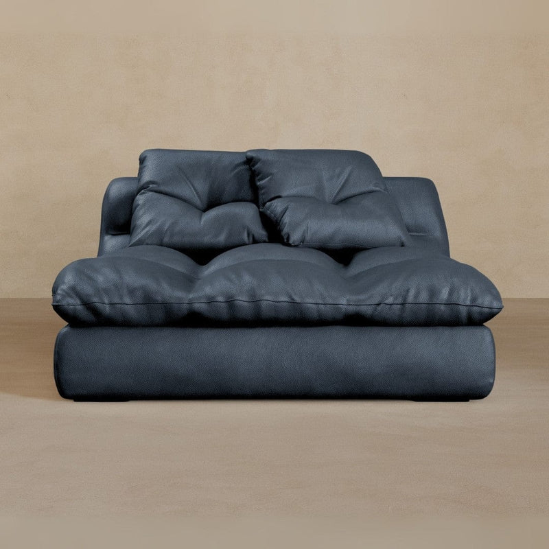 Single-Top Grain Leather-Navy