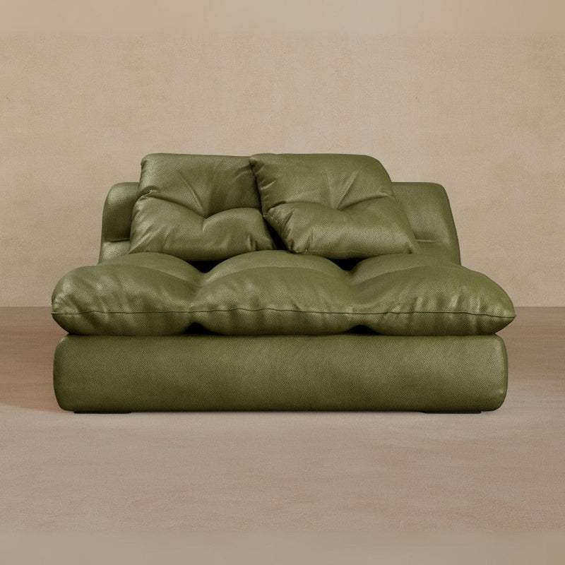 Single-Top Grain Leather-Olive