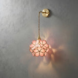 Flora Round Glass Wall Light