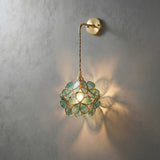Flora Round Glass Wall Light
