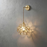 Flora Round Glass Wall Light