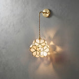 Flora Round Glass Wall Light
