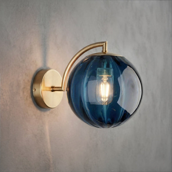 Gusto Round Glass Wall Light
