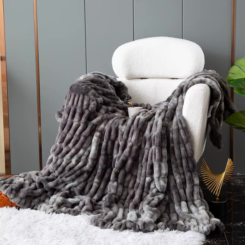 Signature Mink Faux-Fur Throw