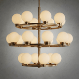 Halo Strata Three-Tier Chandelier