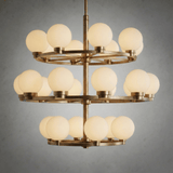 Halo Strata Three-Tier Chandelier