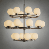 Halo Strata Three-Tier Chandelier