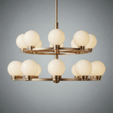 Halo Strata Two-Tier Chandelier
