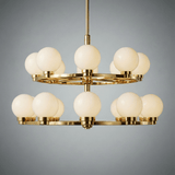 Halo Strata Two-Tier Chandelier