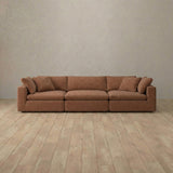 Linen Blend::Heavens Sofa Heavens 3-Seater Cognac Linen Blend [grid:4:LB]