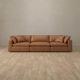 Top Grain Leather::Heavens Sofa Heavens 3-Seater Cognac Top Grain Leather [grid:4:TGL]