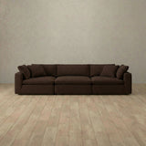 Boucle::Heavens Sofa Heavens 3-Seater Espresso  Boucle v1 [grid:8:BCL]