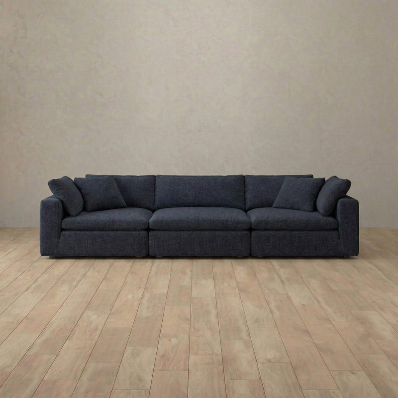 The Heavens Sofa 3-Seater (141") — Ink Blue