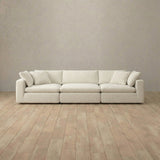 Boucle::Heavens Sofa Heavens 3-Seater Ivory Boucle v1