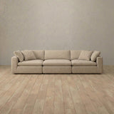 Linen Blend::Heavens Sofa Heavens 3-Seater Latte Linen Blend v2 [grid:3:LB]