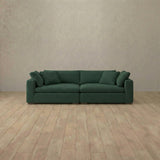 Boucle::Heavens Sofa Heavens Loveseat Forest Green Boucle [grid:5:BCL]