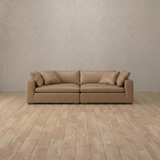 Top Grain Leather::Heavens Sofa Heavens Loveseat Latte Top Grain Leather [grid:3:TGL]