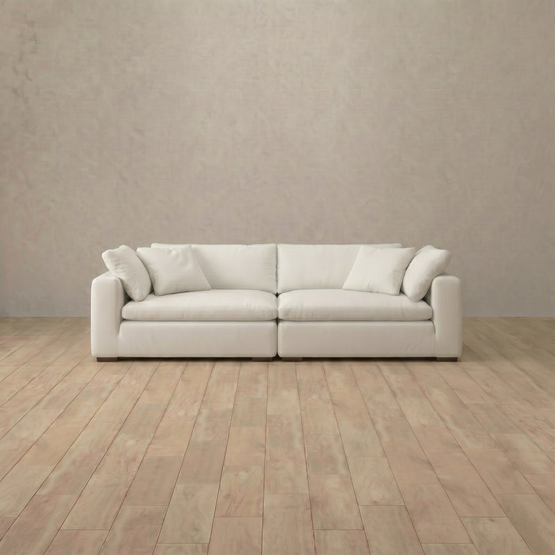 Top Grain Leather::Heavens Sofa Heavens Loveseat OffWhite Top Grain Leather v1 1:TGL