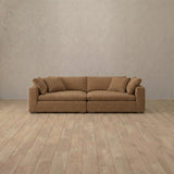 Boucle::Heavens Sofa  Heavens Loveseat Toffee Boucle [grid:4:BCL]