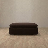 Boucle::Heavens Sofa Heavens Ottoman Espresso  Boucle v1 [grid:8:BCL]