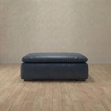 Top Grain Leather::Heavens Sofa Heavens Ottoman InkBlue Top Grain Leather