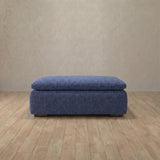 Boucle::Heavens Sofa Heavens Ottoman OceanBlue Boucle