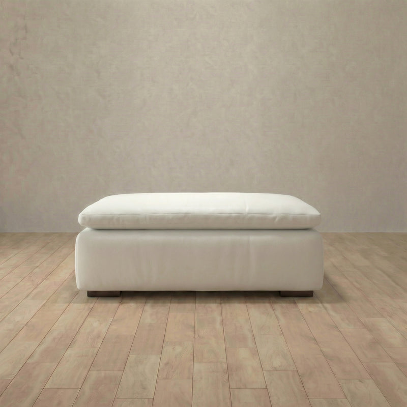 Top Grain Leather::Heavens Sofa Heavens Ottoman OffWhite Top Grain Leather 1:TGL