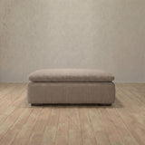 Linen Blend::Heavens Sofa Heavens Ottoman Taupe Linen Blend v1