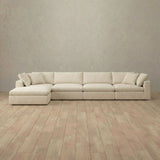 Boucle::Heavens Sofa Heavens Right Chaise  Cream Boucle [grid:2:BCL]
