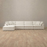 Linen Blend::Heavens Sofa Heavens Right Chaise  OffWhite Linen Blend [grid:1:LB]