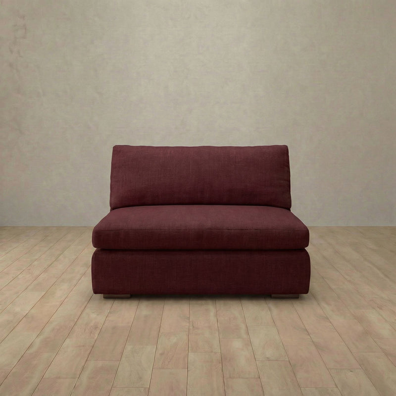 Linen Blend::Heavens Sofa Heavens Single  Burgundy Linen Blend 6:LB