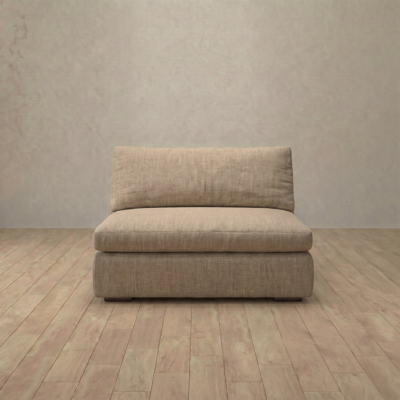 Linen Blend::Heavens Sofa Heavens Single  Latte Linen Blend 3:LB